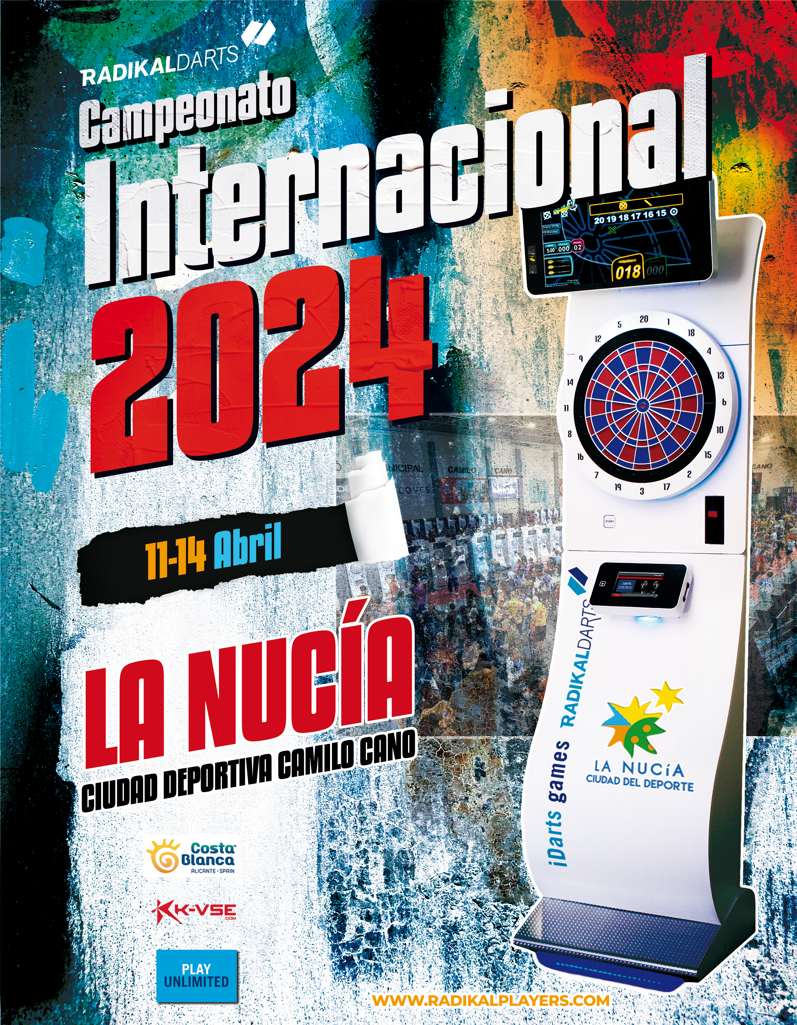 Campeonato Internacional de dardos 2024 Radikal Darts La NucÃ­a ciudad del deporte
