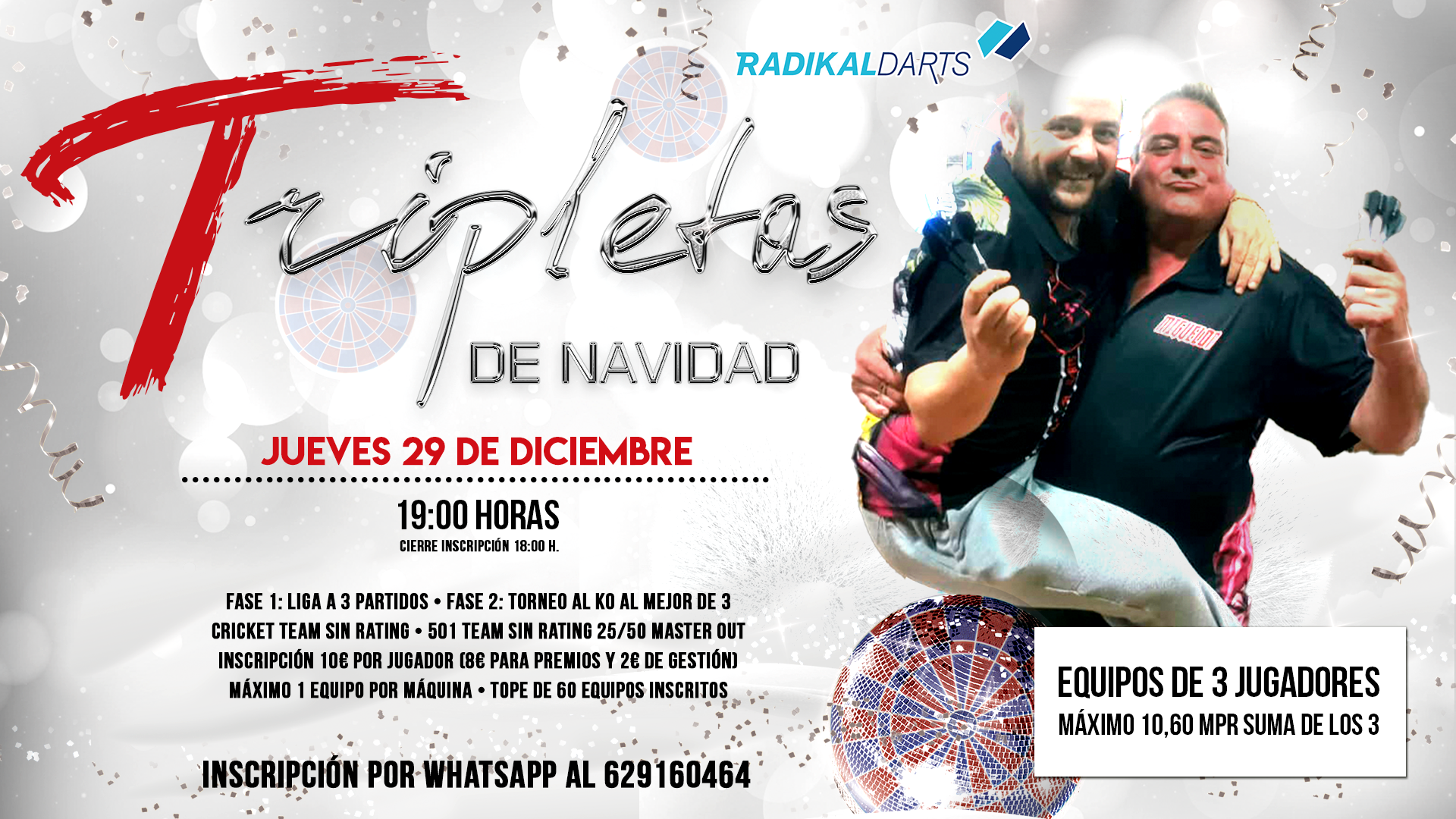 Torneo de dardos Radikal Darts Navidad